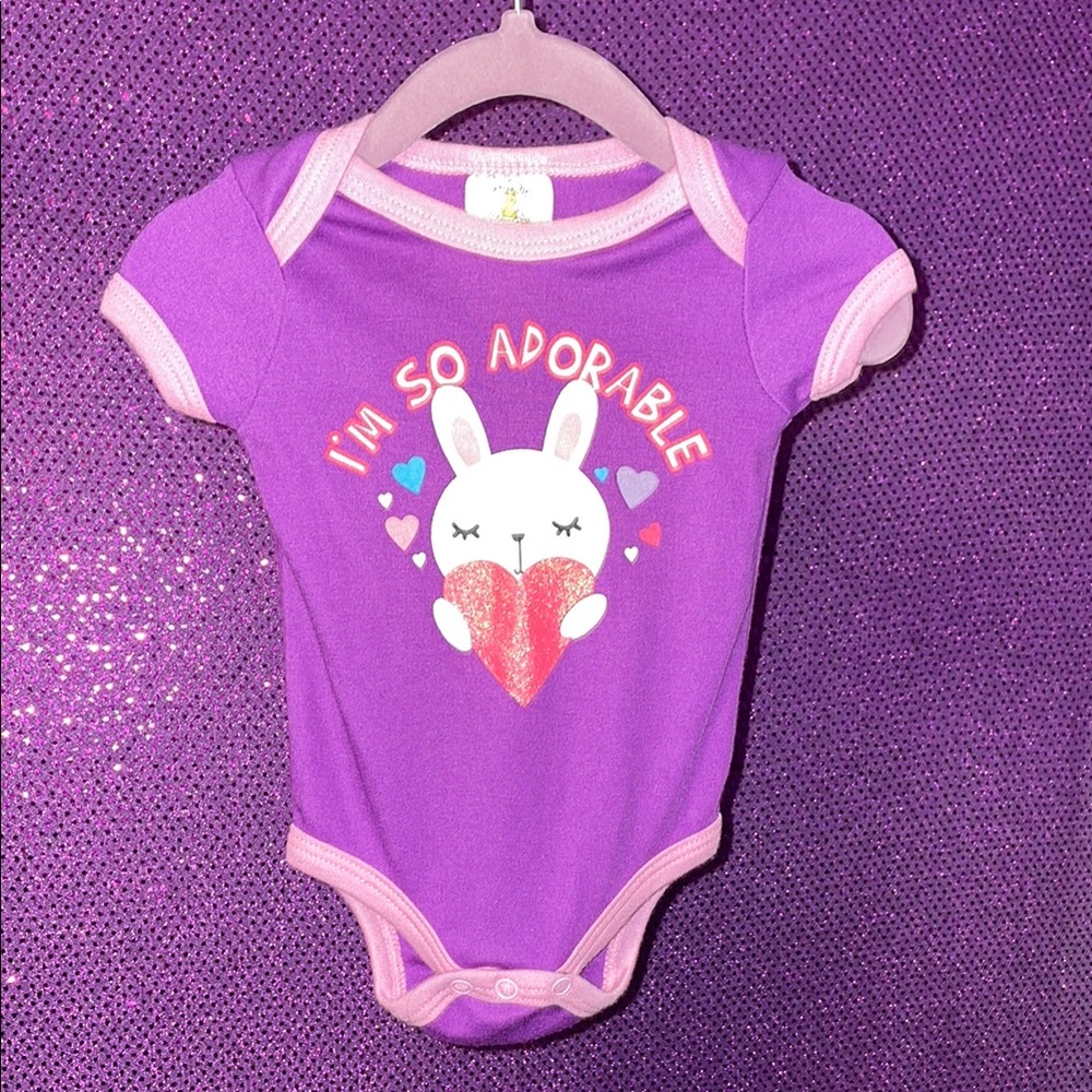 Purple Rabbit One Piece by Gerber